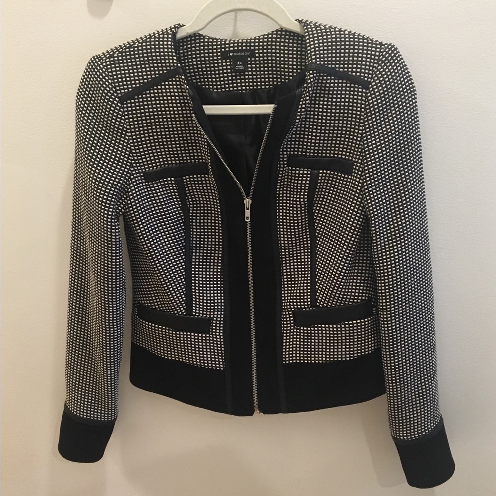 Fitted B&W Work Jacket (XS)